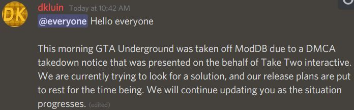 Take-Two ve velkém zasahuje proti modifikacím starších GTA