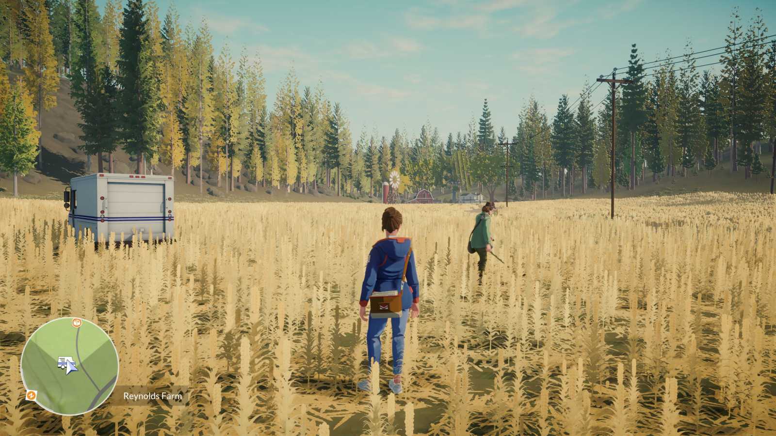 V některých chvílích Lake opravdu boduje kombinací stylizované grafiky a kouzelné atmosféry. Jenže co naplat, když se s vámi nechce bavit ani pán s detektorem, ani statkář a DJ v jedné osobě, na jehož poli právě nešikovně parkujeme dodávku...