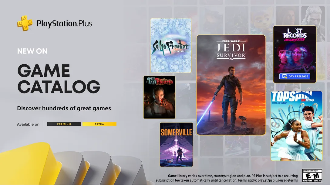 Do PS Plus míří Star Wars, na své si přijdou i příznivci tenisu