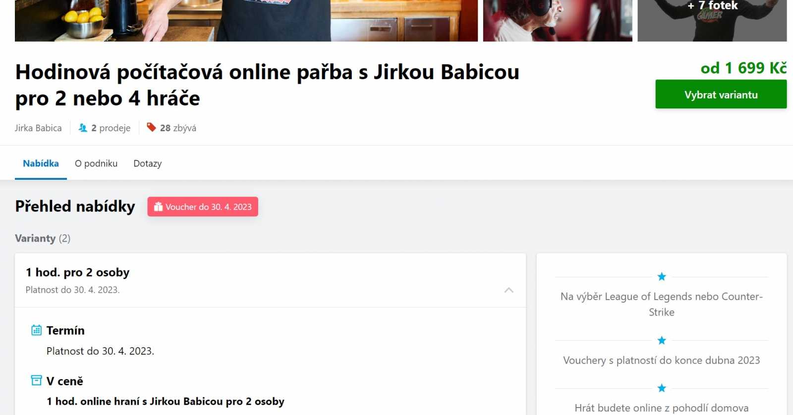 Slevomat nabízí hodinu hraní s kuchařskou celebritou Jirkou Babicou