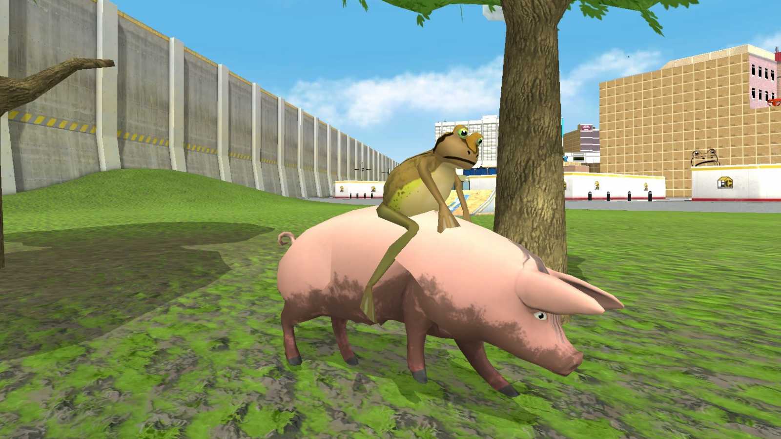 Bizarní mobilní napodobenina GTA? Amazing Frog láká na třeskutý žabí sandbox