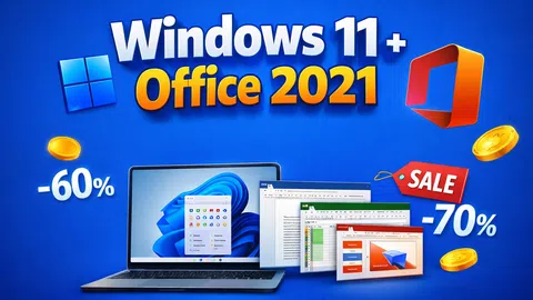 Pořiďte si Office 2021 Pro Plus na celý život za pouhých 29 € a Windows 11 již od 12 € díky těmto časově omezeným nabídkám softwaru
