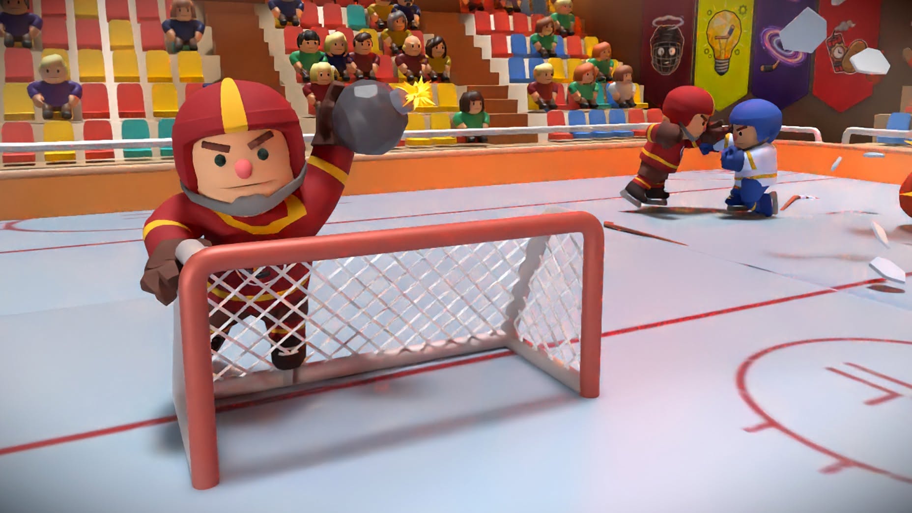 Puk je bomba. Vyzkoušejte si českou hru Atomic Hockey