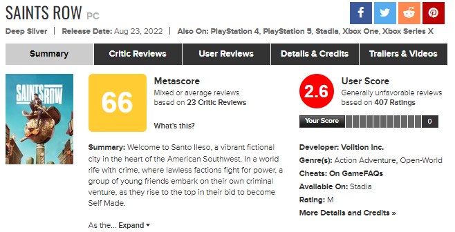 Saints Row i přes negativní přijetí nekončí, počítá se s dalšími díly, potvrzuje ředitel Embracer Group