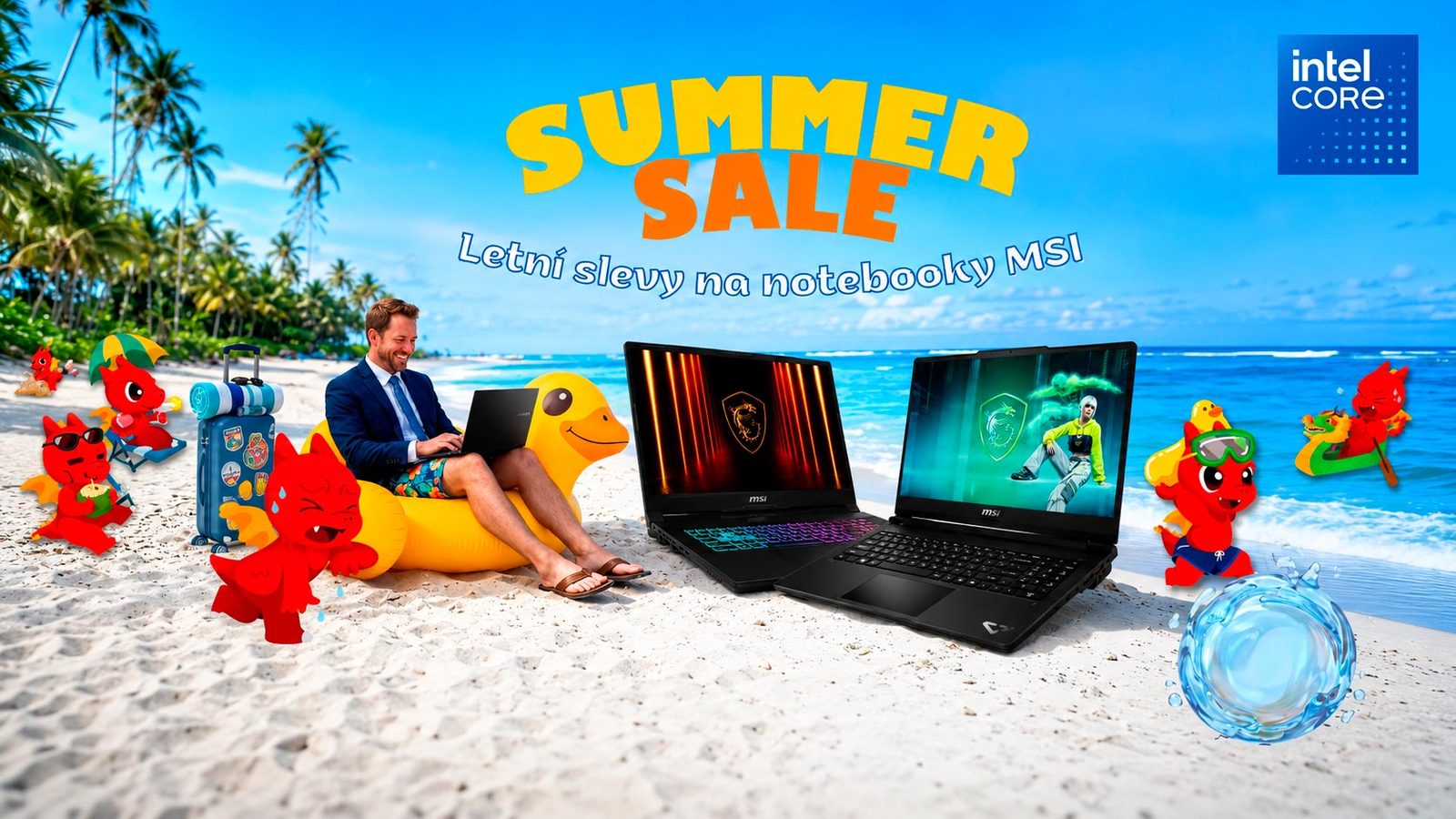 Letní dávka slev s MSI! Nové výkonné notebooky nyní pořídíš výhodněji