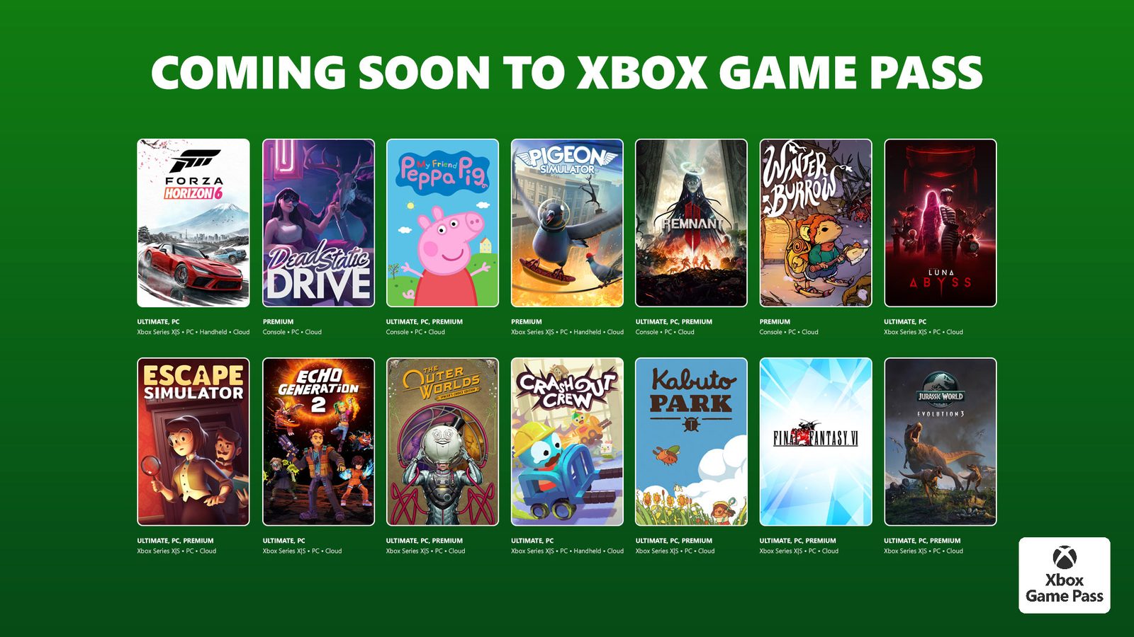 Microsoft láká na novinky v Game Passu