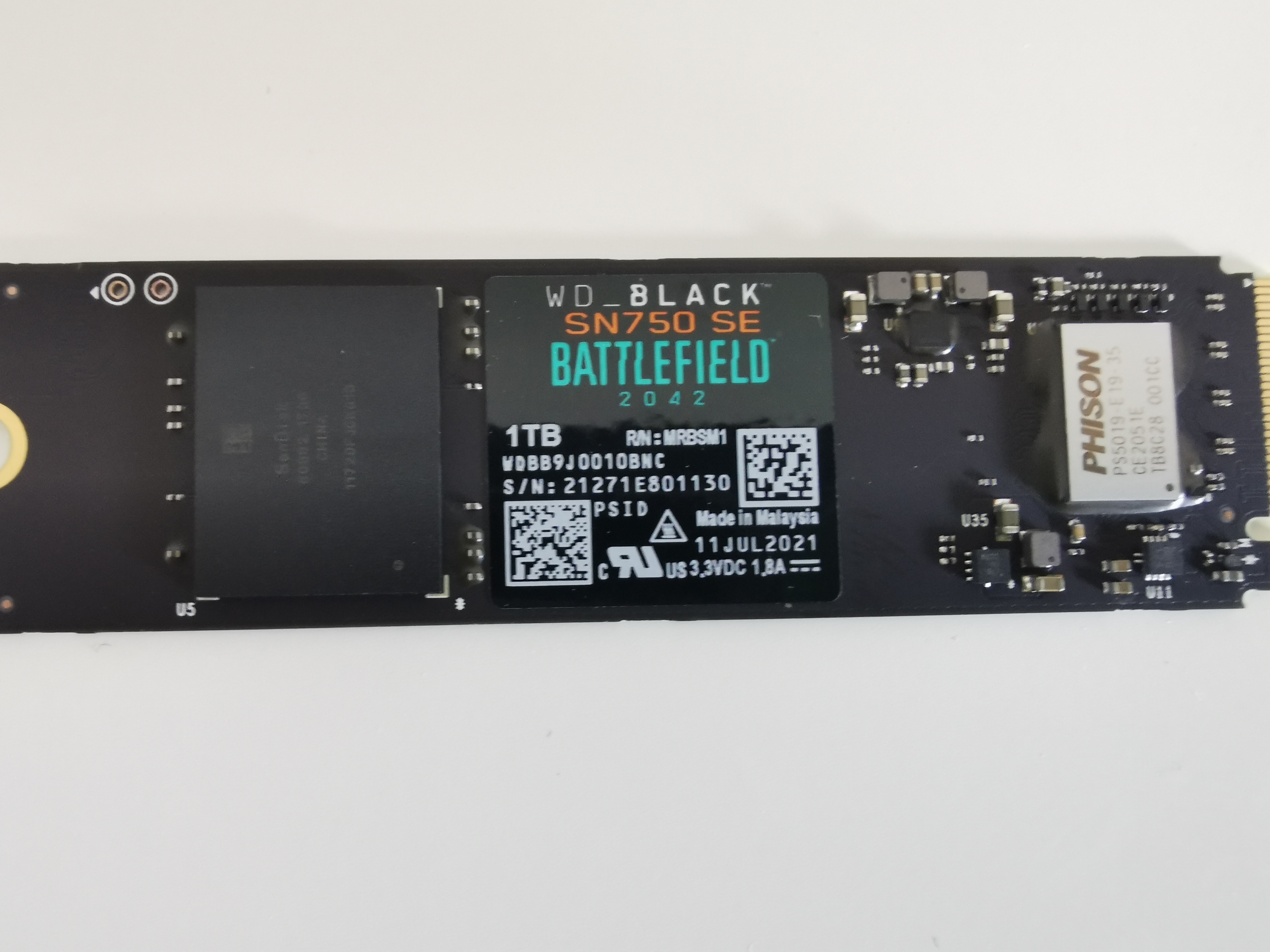 Recenze disků WD_BLACK SN750 SE Battlefield 2042 a WD_BLACK D30