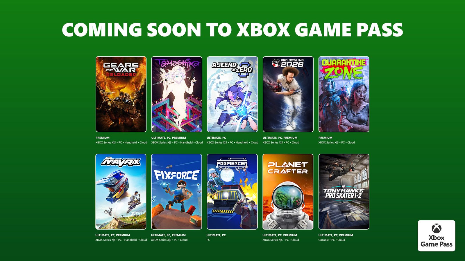 Microsoft láká na novinky v Game Passu