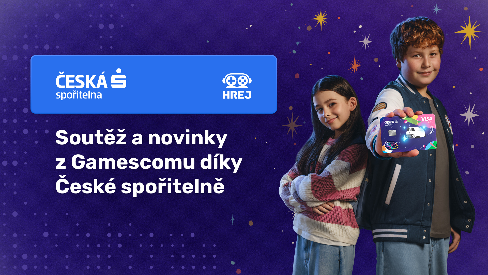 Hrej vyráží na Gamescom 2026 a soutěžíme s Českou spořitelnou o konzoli